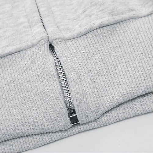 Star Patches Zip Up Hoodie