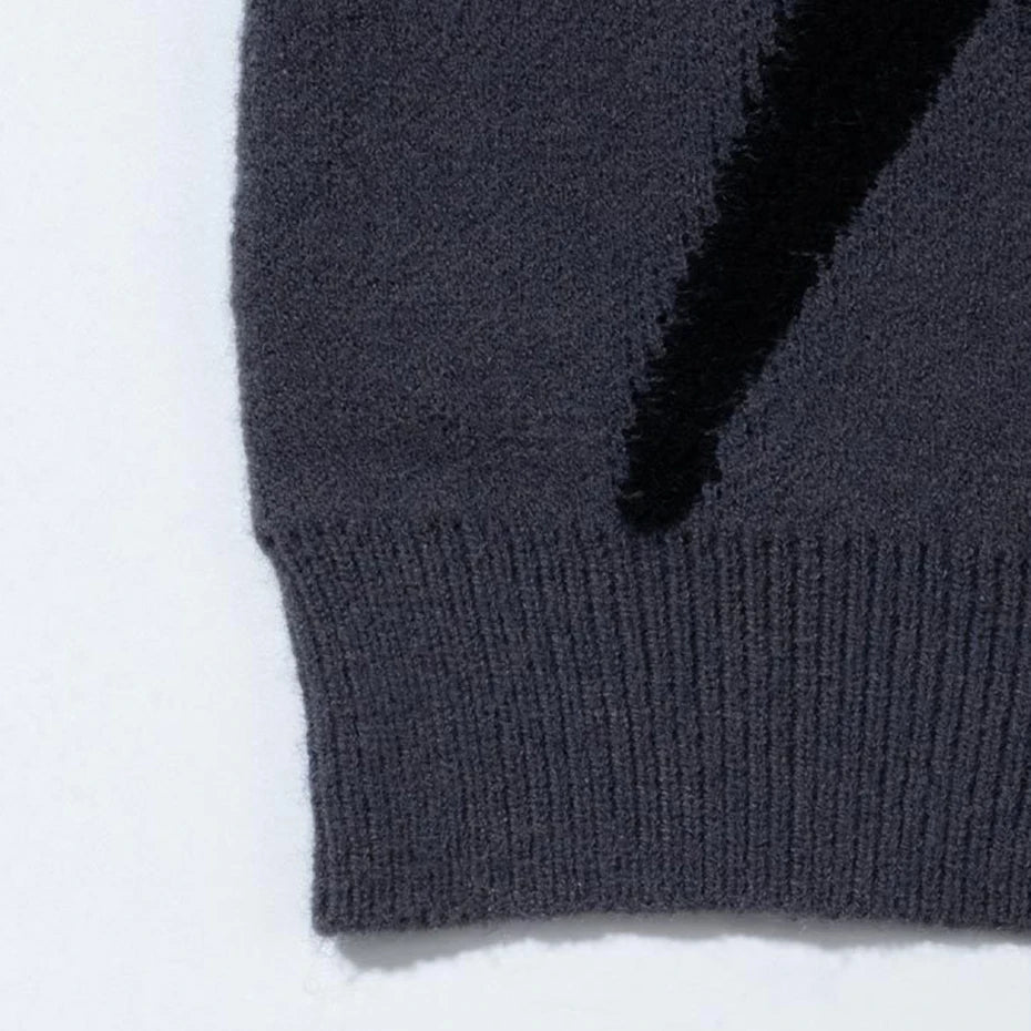 Void Heart Crew Knit Sweater