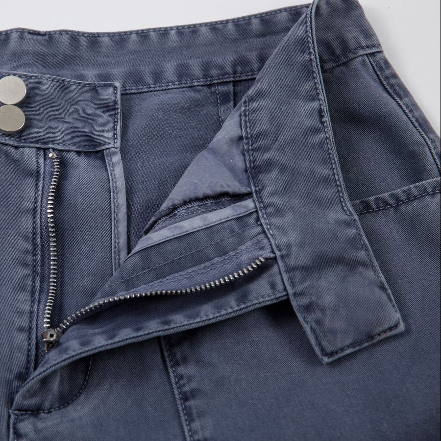 Paneled Utility Barrel Pants