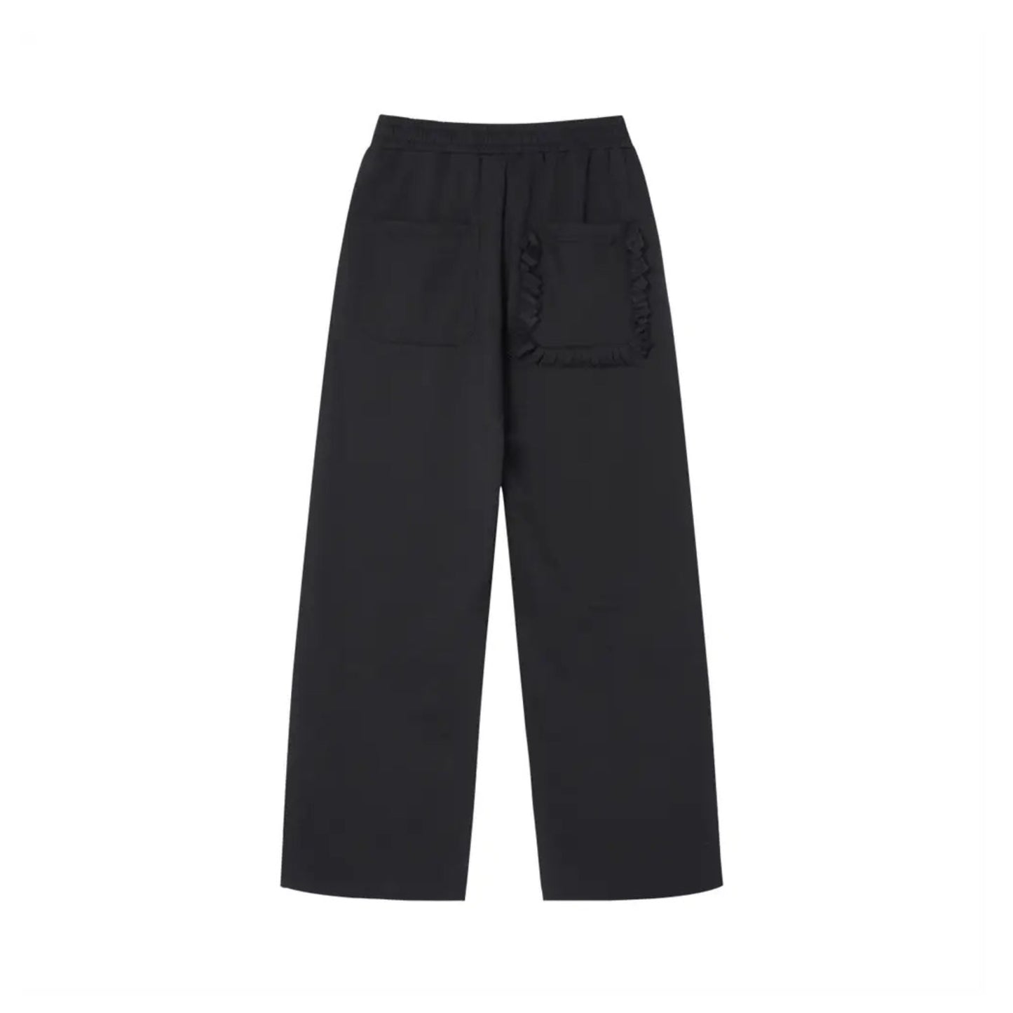 Spliced Button Patchwork Pants | Unisex Straight Leg Sweatpants | h0neybear
