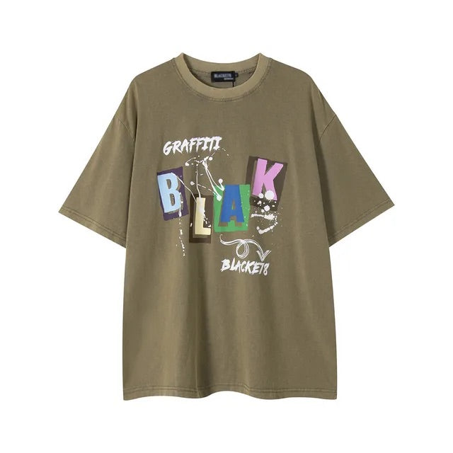BLACKE78 Graffitied T-shirt | Trending Latest T-shirts Designs | H0NEYBEAR