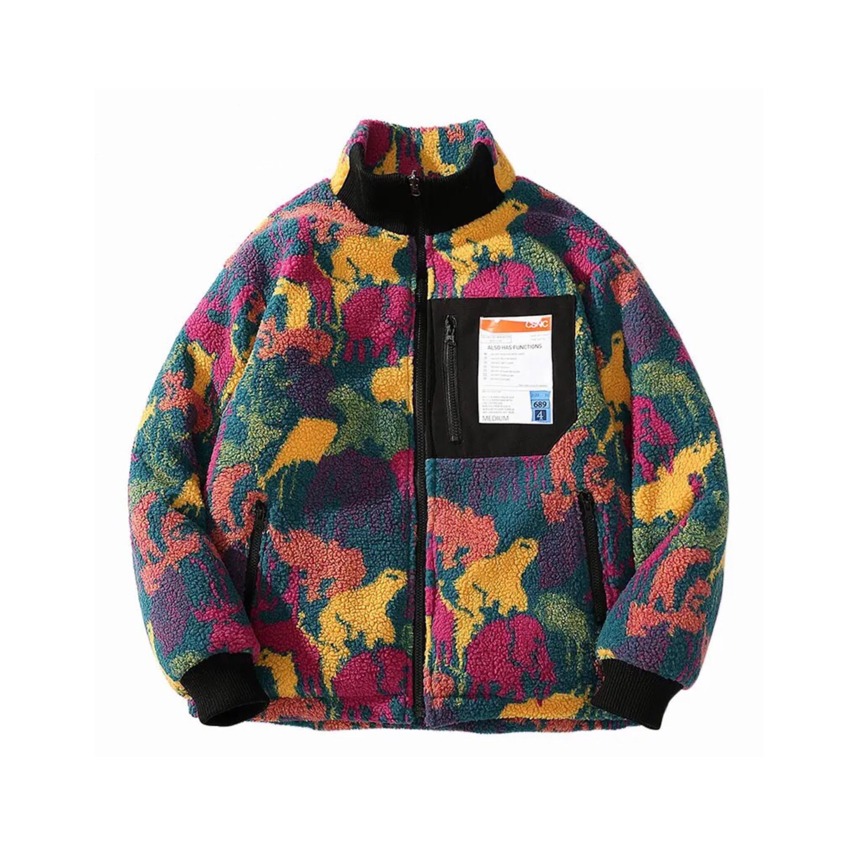 Colorful on sale camouflage jacket