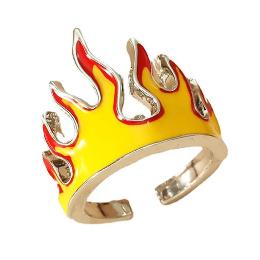 Aesthetic Flames Ring
