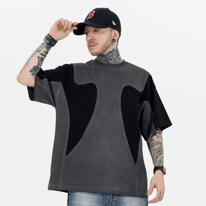 Model Wearing Static Contour T-shirt - h0neybear