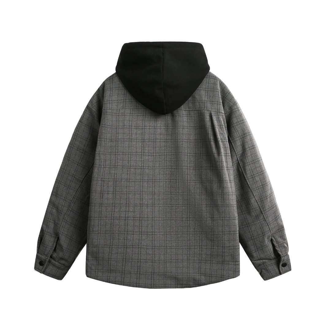 Minimalist Hoodie Point Over Jacket