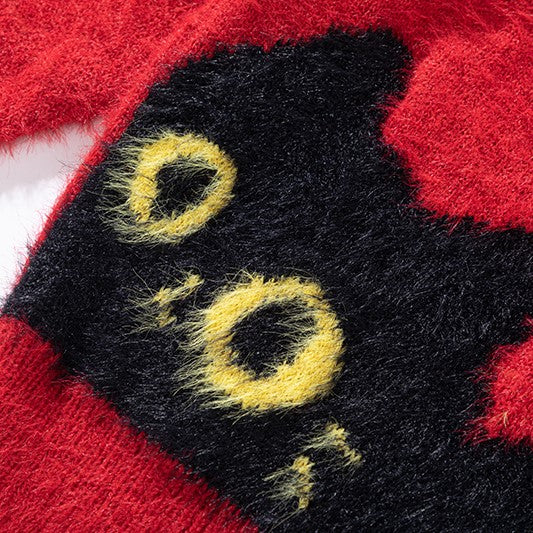 Kitty Crew Sweater - h0neybear