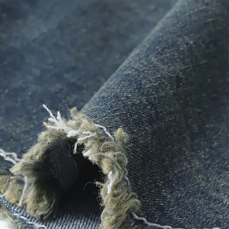 Classic Laced Denim Skirt | Vintage Long Skirts | H0NEYBEAR