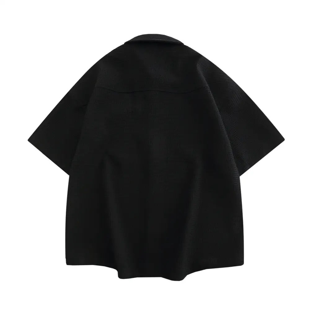 Chained Elegance Waffle Shirt