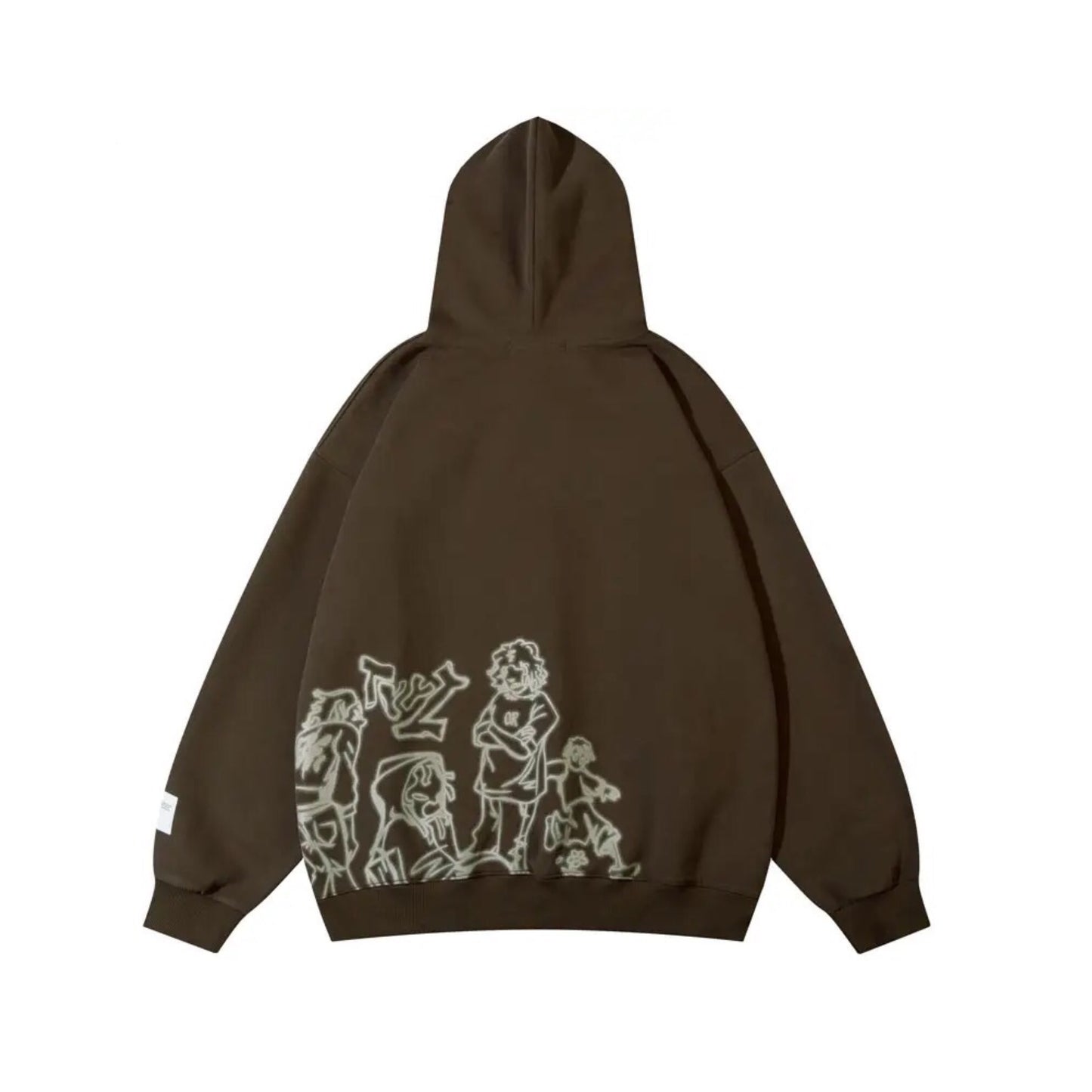 TYYZ Graphic Hoodie - h0neybear Streetwear PINK TYYZ hoodie from honeybear