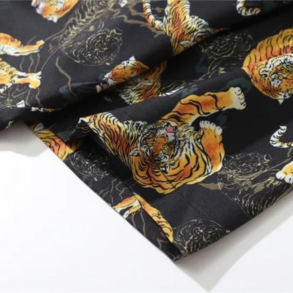 Tiger Print Shirt | Trendy Hawaiian Shirts