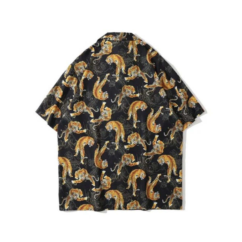 Tiger Print Shirt | Trendy Hawaiian Shirts