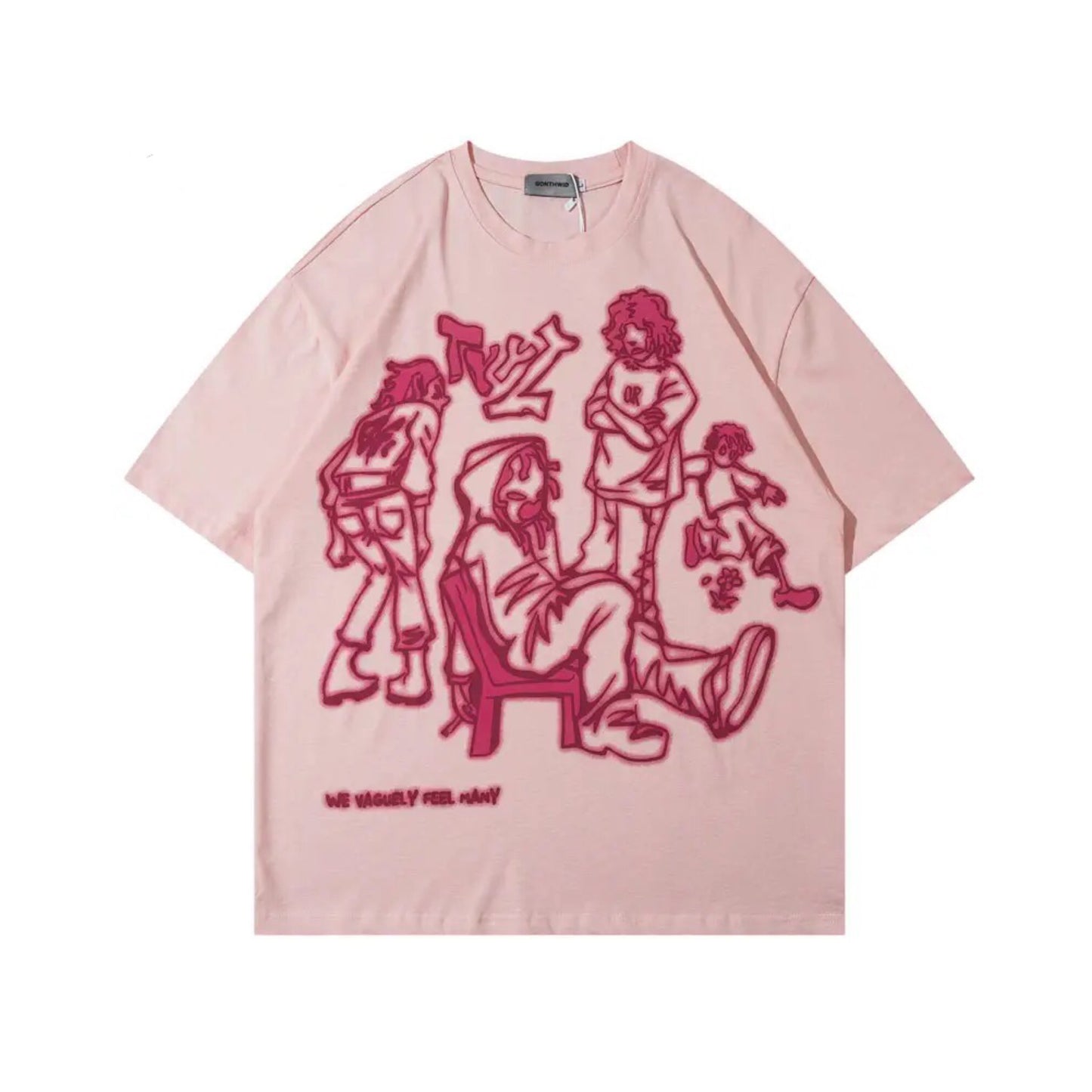 Pink TYYZ Graphic T-Shirt - h0neybear streetwear aka honeybear