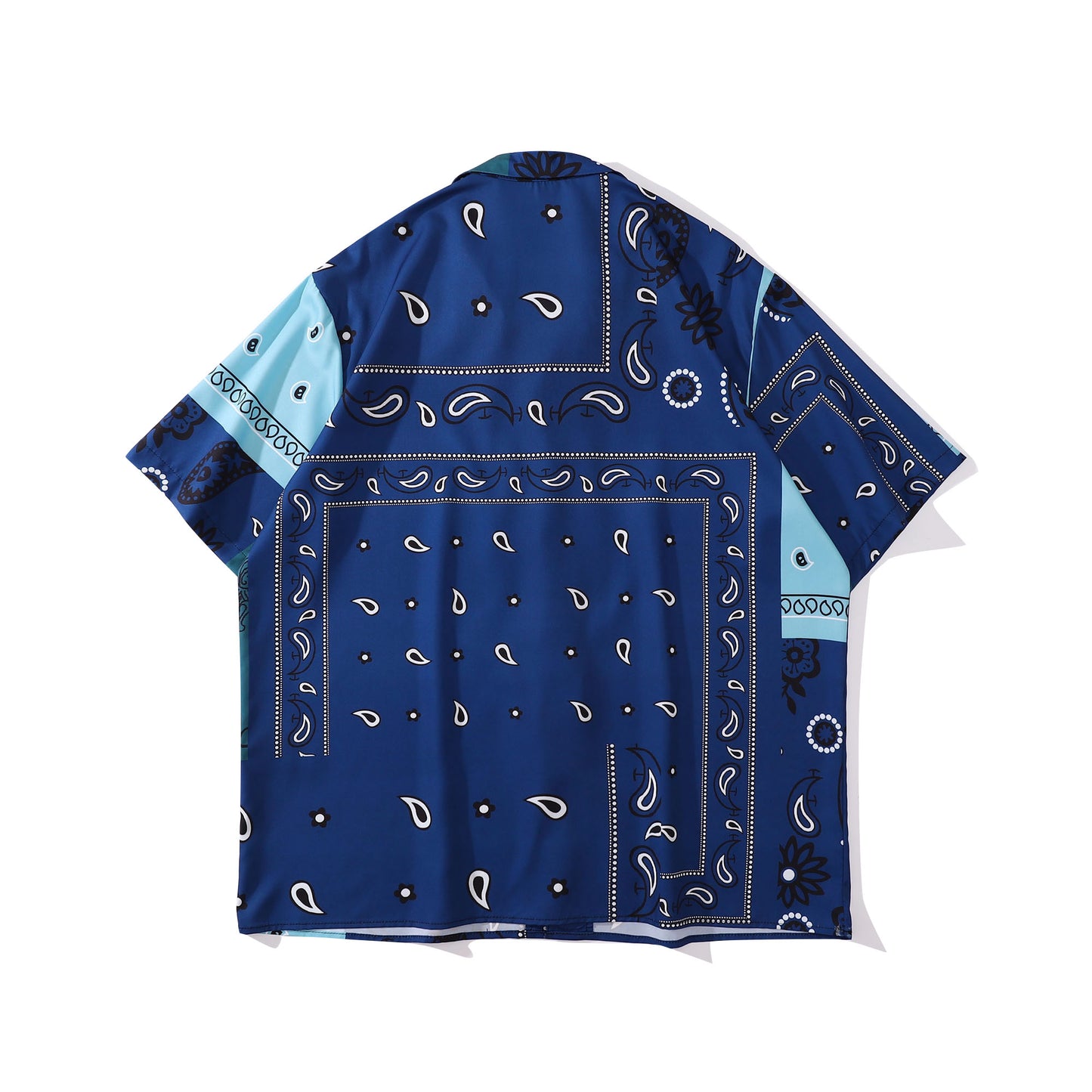 h0neybear - Blue Paisley Shirt | Trendy Hawaiian Shirts
