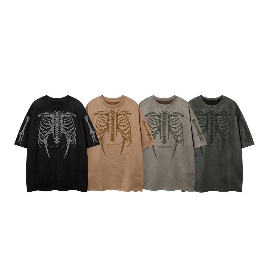 Relic Skeleton Print T-shirt - h0neybear