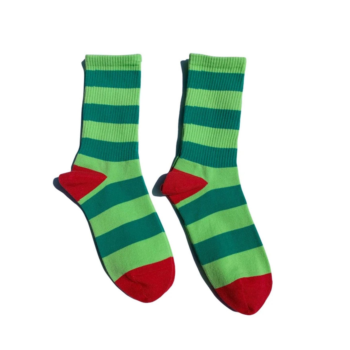 Candy Stripe Crew Socks