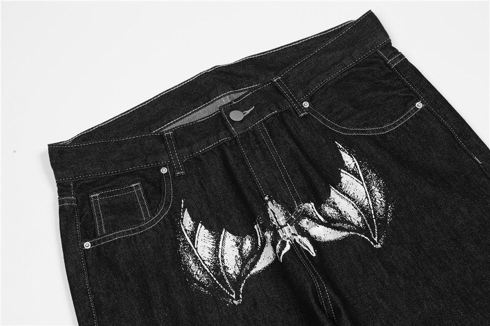 Michael Myers Print Pants | Black Jeans