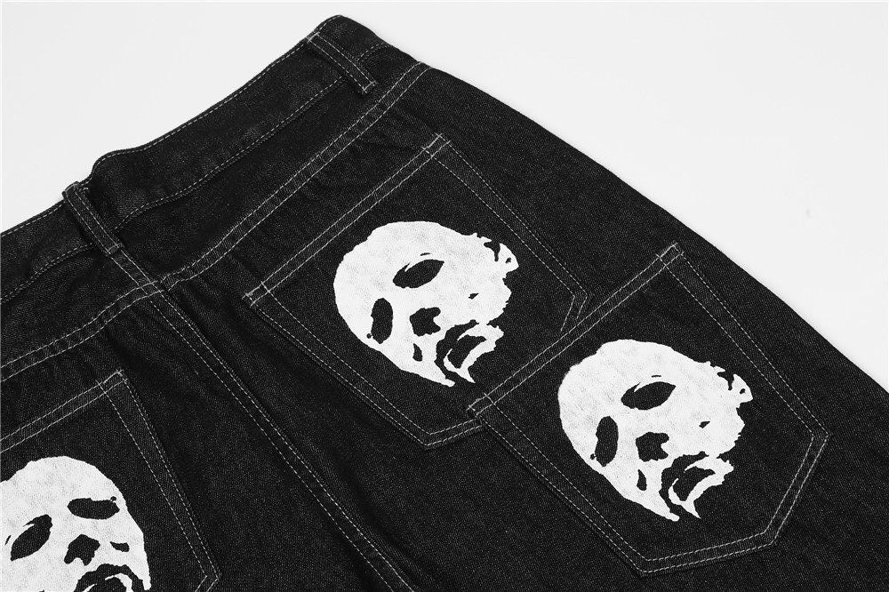 Michael Myers Print Pants | Black Jeans