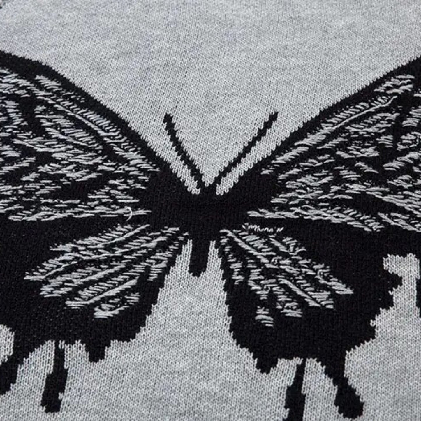 Butterfly Bliss Ripped Sweater