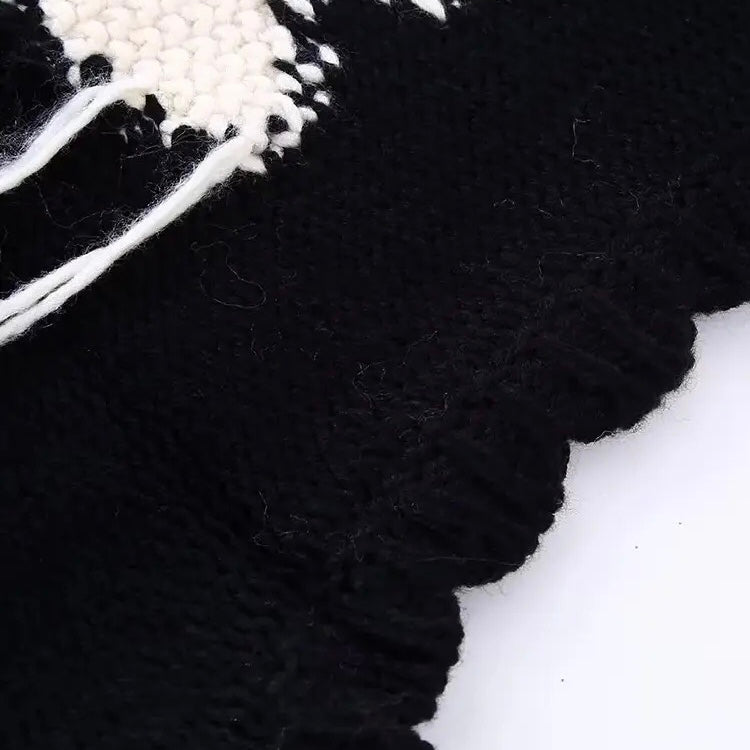 Red Heart Flower Knitted Vest | Crochet Vest Top | h0neybear