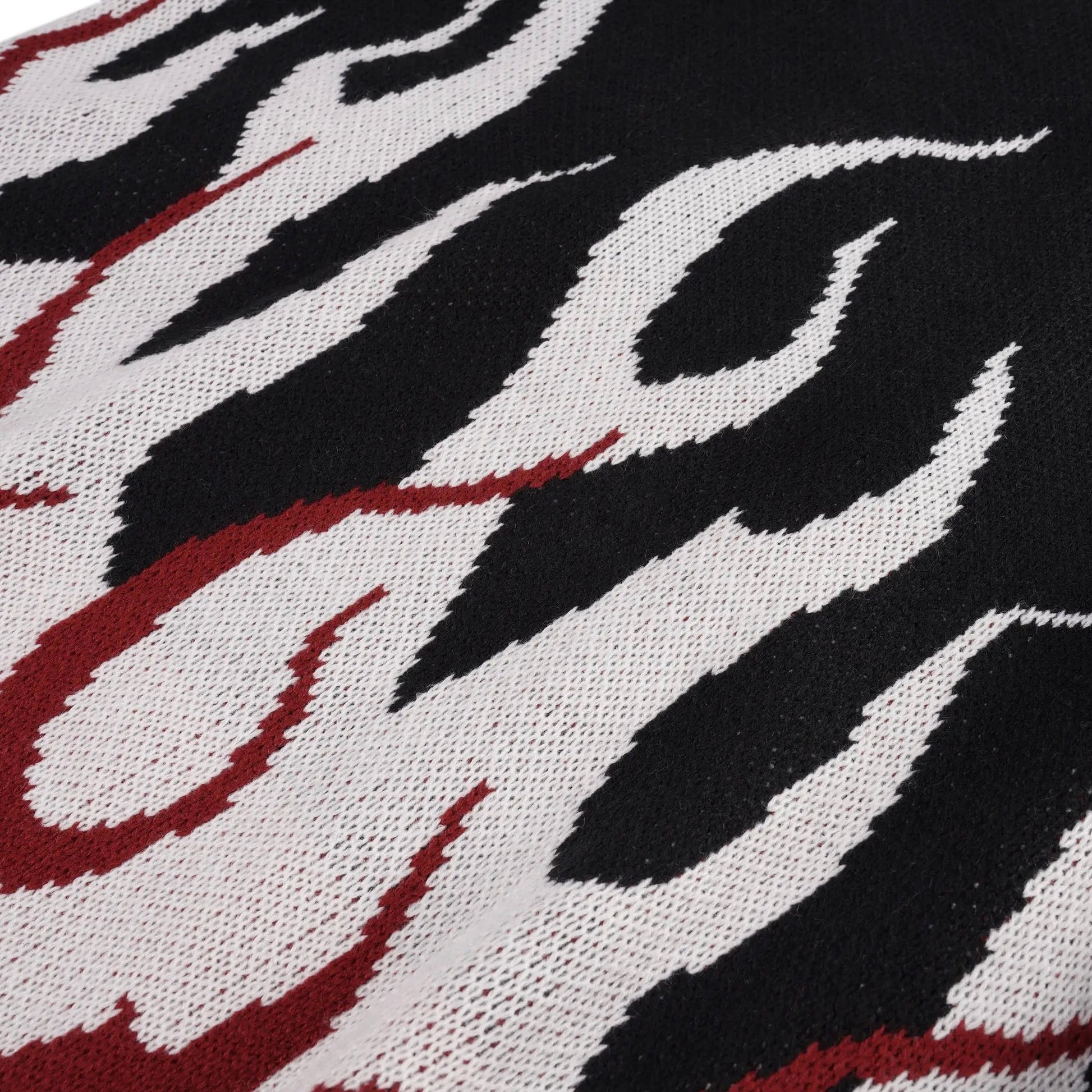 Vintage Flames Knitted Sweater