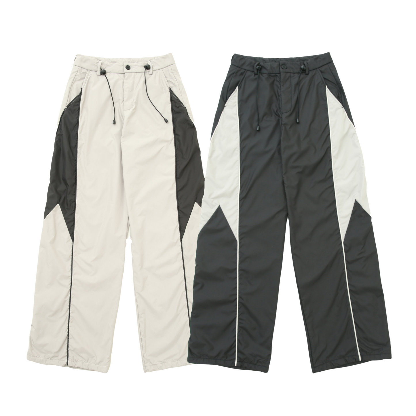 Monochrome Dual Tone Pants