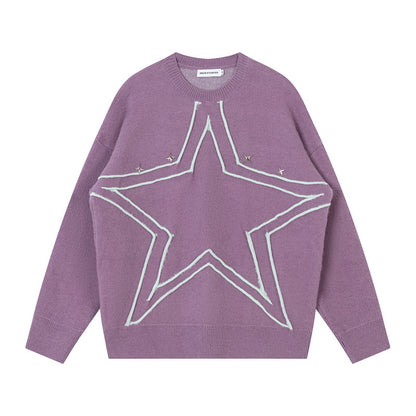 Midnight Star Emblem Sweater