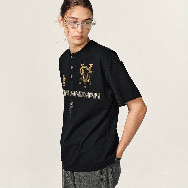 Royal Sandman Henley T-shirt - h0neybear