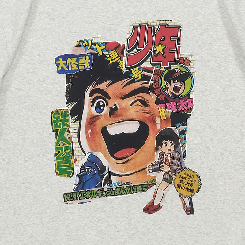 Shonen Burst Print T-shirt - h0neybear