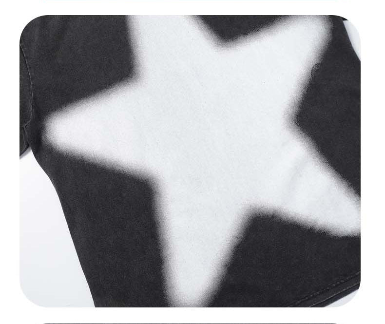 Cosmic Star Print T-shirt