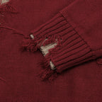 Frayed Edge Ripped Sweater