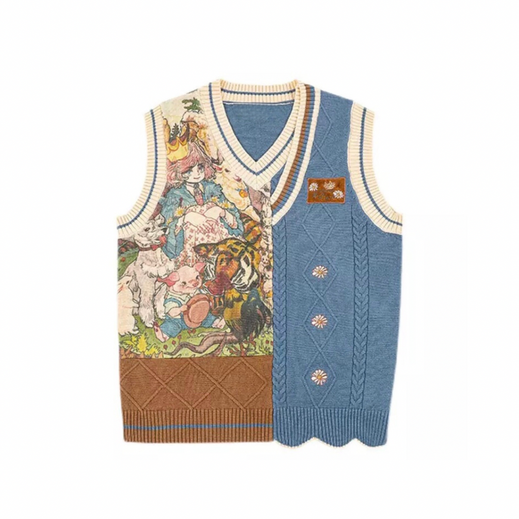 Vintage aesthetic twist vest by h0neybear aka honeybear