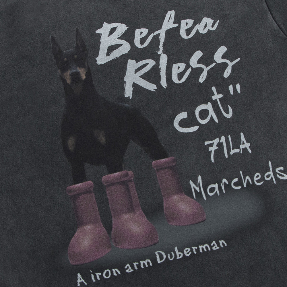 Booted Dobe Graphic T-shirt - h0neybear