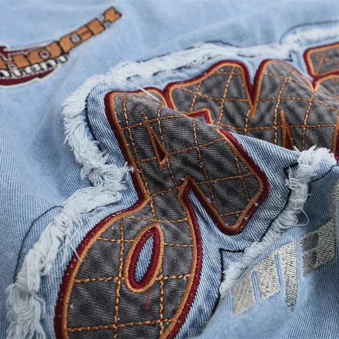 Heritage Patch Denim T-shirt