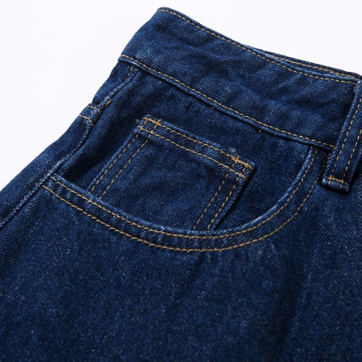 Jersey Patch Baggy Barrel Jeans