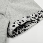 The Arctic Leopard Zip Polo T-Shirt