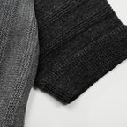Noir Flame Mesh Polo T-shirt