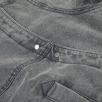 Ironclasp High-Neck Washed Jacket