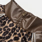 Leopard Leather Luxe Jacket