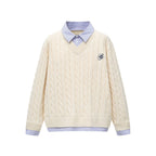 Varsity Prep Layered Sweater