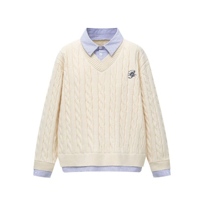 Varsity Prep Layered Sweater