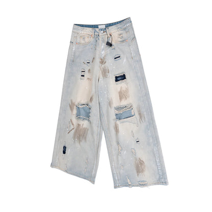 Static Ravage Wide-Leg Jeans - h0neybear