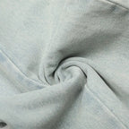 Ice Wash Panelled Barrel Jeans