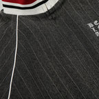 Varsity Pinstripe Track Jacket