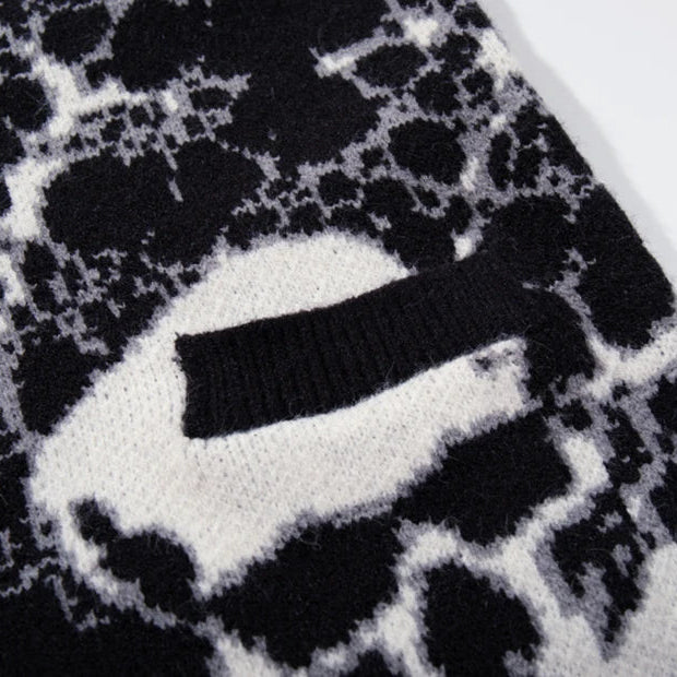 Grim Fragment Cardigan Sweater