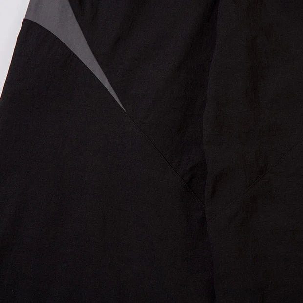 Close-up of a black fabric texture