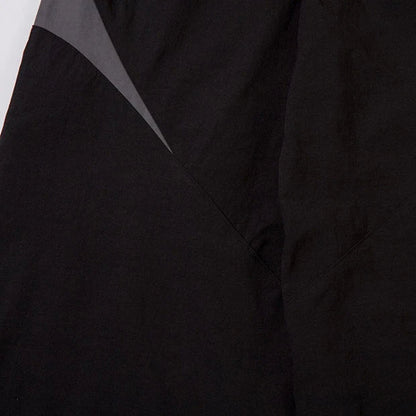 Close-up of a black fabric texture