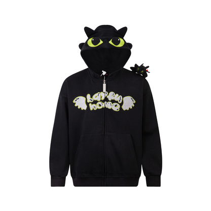 Layfu Home Toothless Zip-Up Hoodie