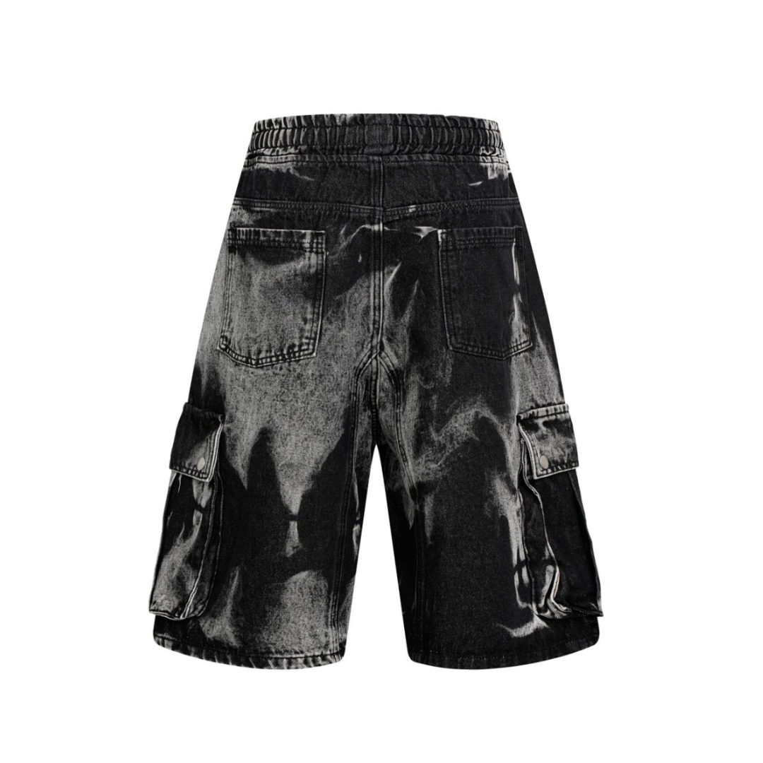 Bleach Splatter Cargo Shorts