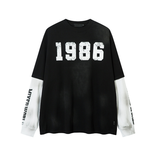 1986 Mixed World Sweatshirt - h0neybear