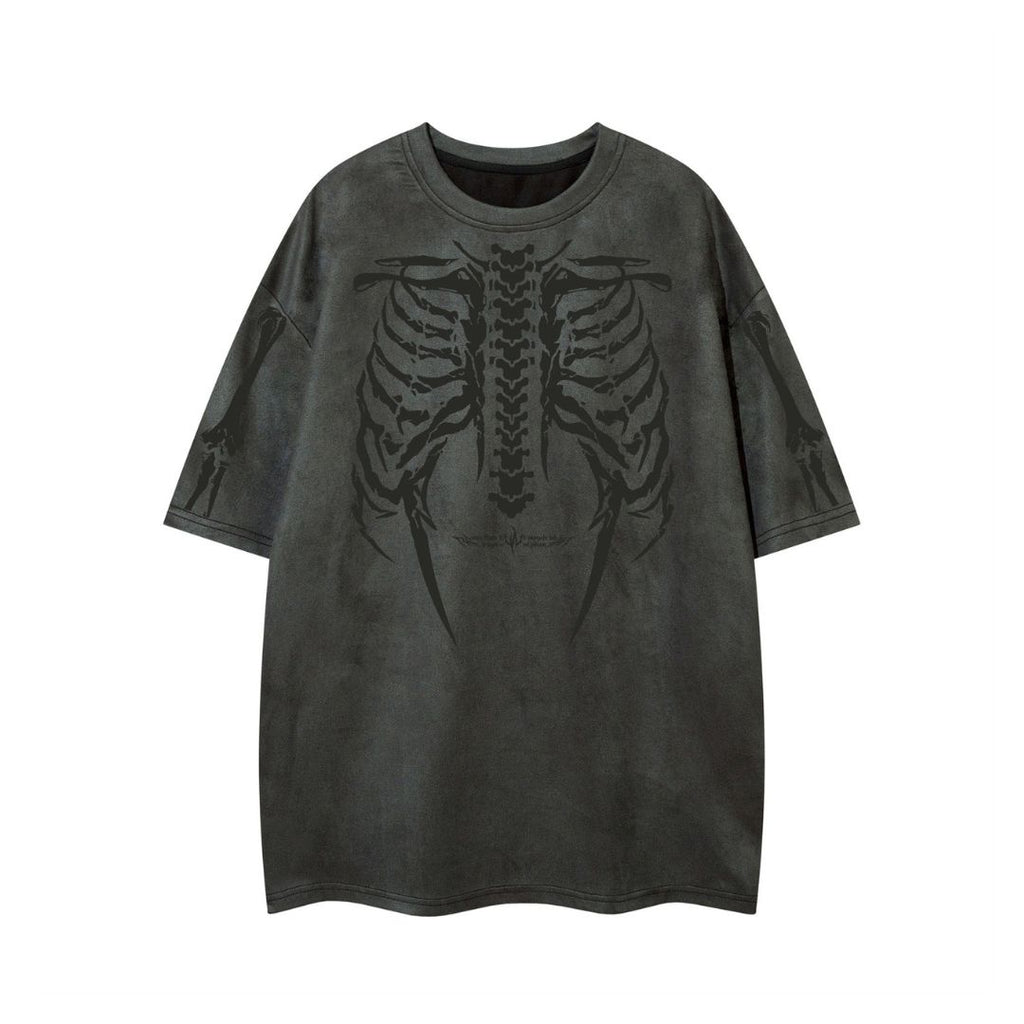 Relic Skeleton Print T-shirt - h0neybear